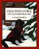 Old_dog_Cora_and_the_Christmas_tree