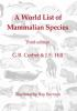 A_world_list_of_mammalian_species