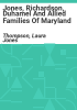 Jones__Richardson__Duhamel_and_allied_families_of_Maryland